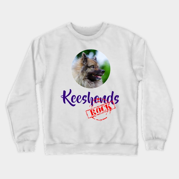 Keeshonds Rock Crewneck Sweatshirt by Naves